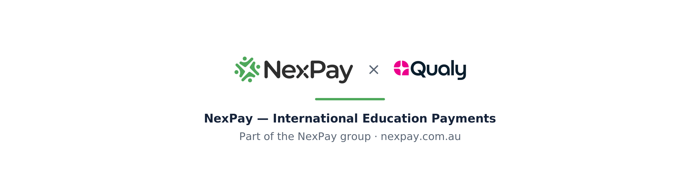 NexPay — International Education Payments. Part of the NexPay group.
